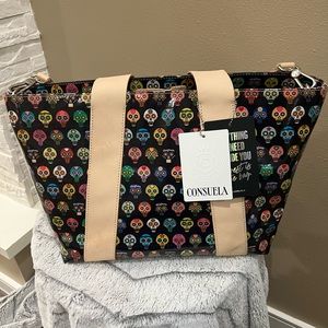 Consuela Sugar Skull Tote (lightly used)